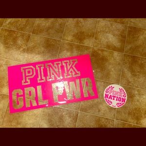 Victoria’s Secret PINK window decals